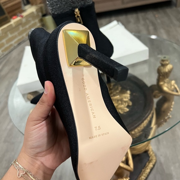 SOLD💐 GOOD AMERICAN ankle shine boots ✨ - Picture 5 of 9